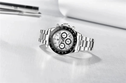 Reloj cronógrafo para hombre PAGANI DESIGN: reloj de pulsera de cuarzo de lujo, luminiscente y resistente al agua.