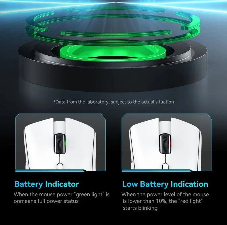 Attack Shark R1 Wireless Mouse for Gaming 1000 Hz PAW3311 Sensor,Rechargeable,Bluetooth Tri-mode,Ergonomic