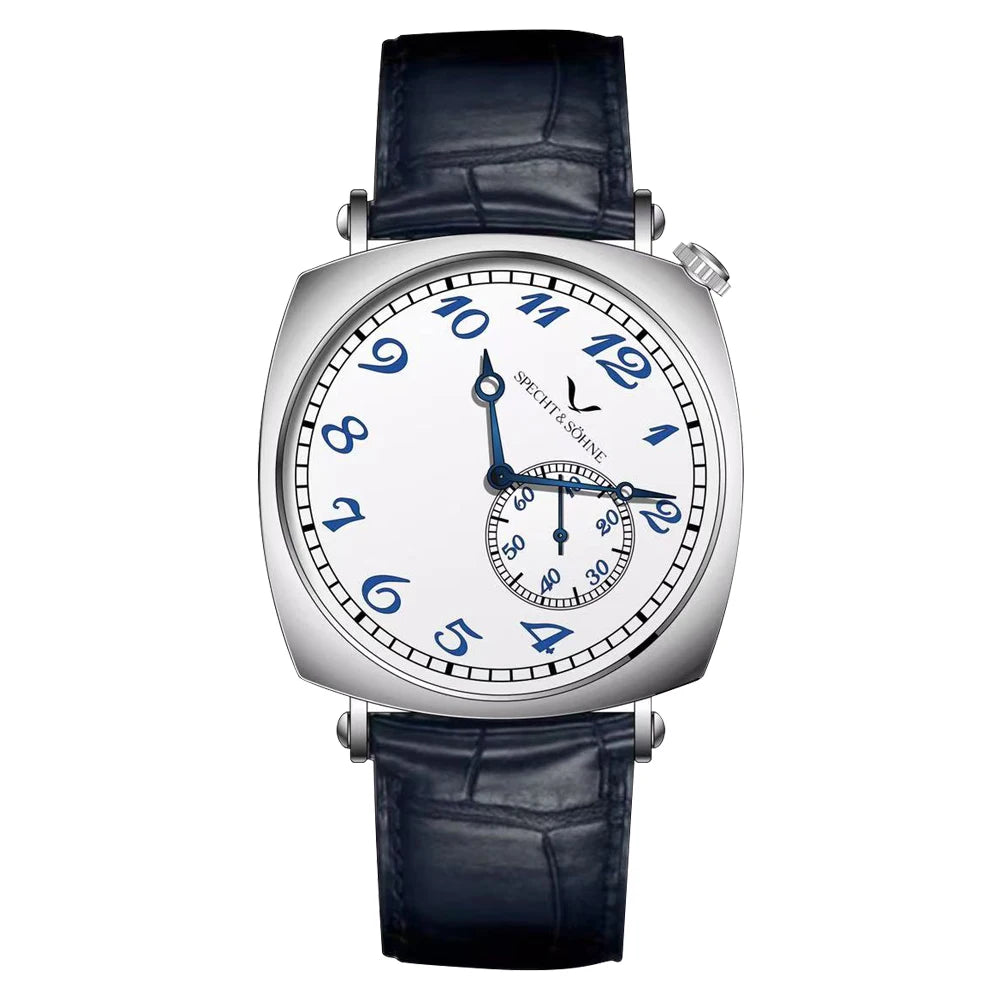 New 2026 Specht & Söhne 1921 Men's Automatic Mechanical Wristwatch Rose Gold Sapphire Crystal Genuine Leather Relogio Masculino