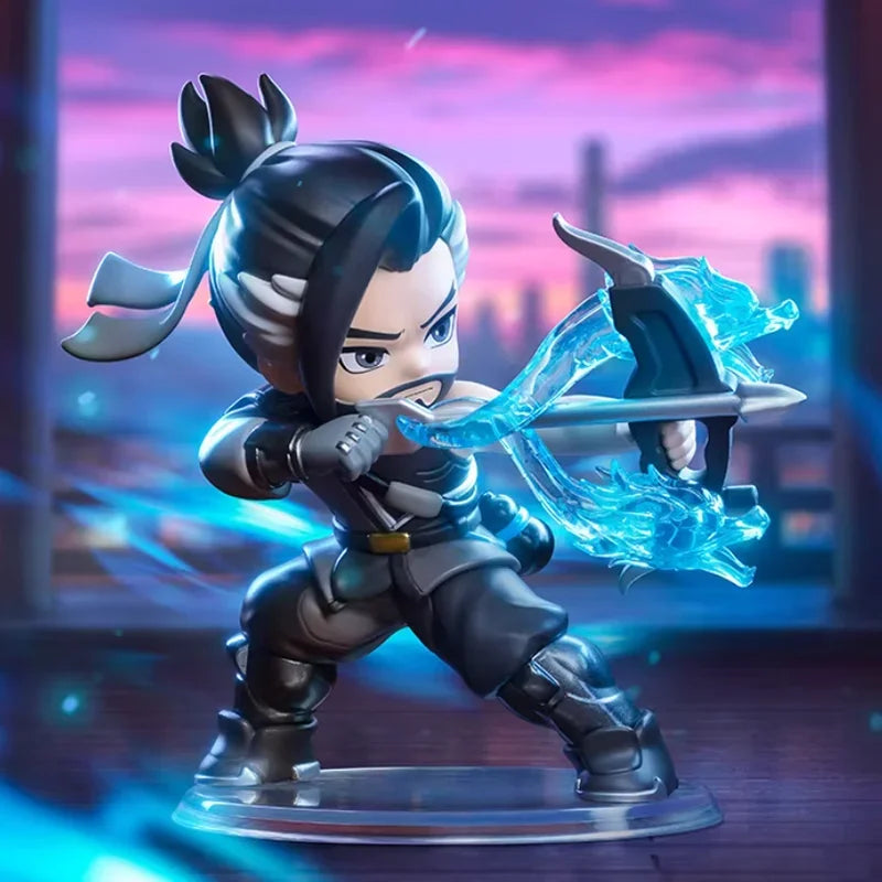 POP MART Overwatch Play of The Game Series Caja Sorpresa Blind Box Juguetes Kawaii Adornos Figuras Decoración del Hogar Muñecos Modelo de Escritorio
