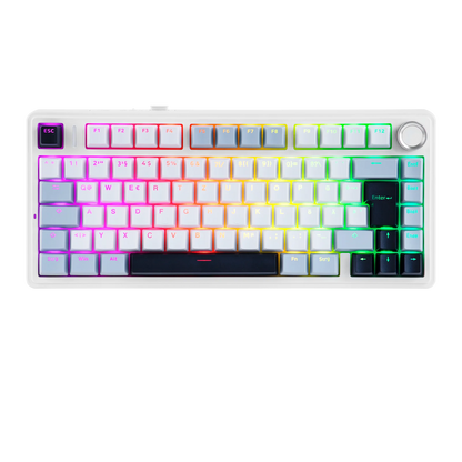 ISO-DE Layout EPOMAKER X AULA F75 75% German QWERTZ Hot-Swap Gasket Wired/Bluetooth/2.4G Wireless Mechanical Keyboard Knob/RGB