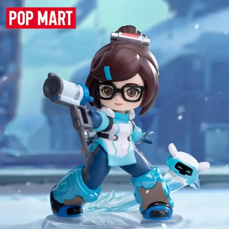 POP MART Overwatch Play of The Game Series Caja Sorpresa Blind Box Juguetes Kawaii Adornos Figuras Decoración del Hogar Muñecos Modelo de Escritorio