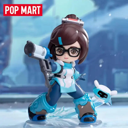 POP MART Overwatch Play of The Game Series Caja Sorpresa Blind Box Juguetes Kawaii Adornos Figuras Decoración del Hogar Muñecos Modelo de Escritorio