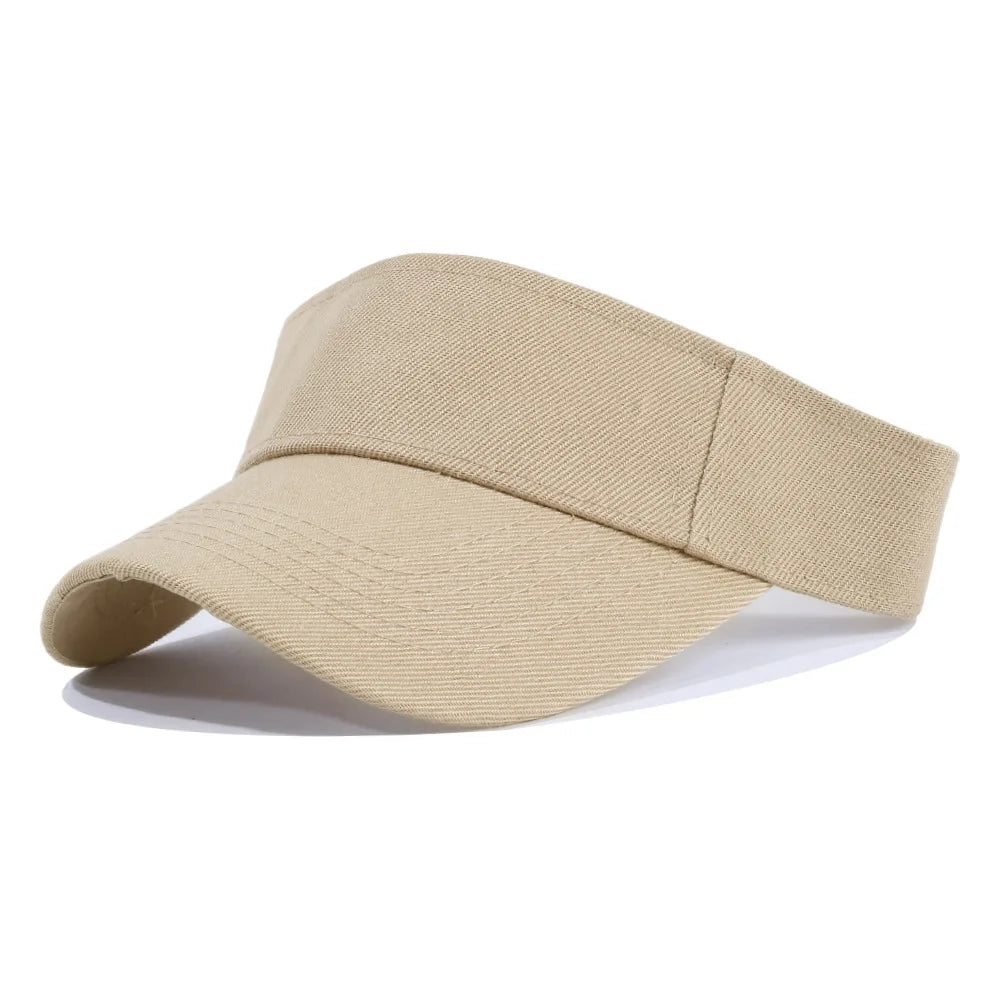 1pc Structured Brim Quick-Dry Sun Visor Hat for Women,Lightweight Sun Protection Sports Visor for Running Golf Tennis Pickleball
