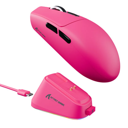 ATTACK SHARK G3PRO Tri-mode Wireless Gaming Mouse with Charge Dock 25000 DPI Ultra Lightweight, PAW3311 Sensor