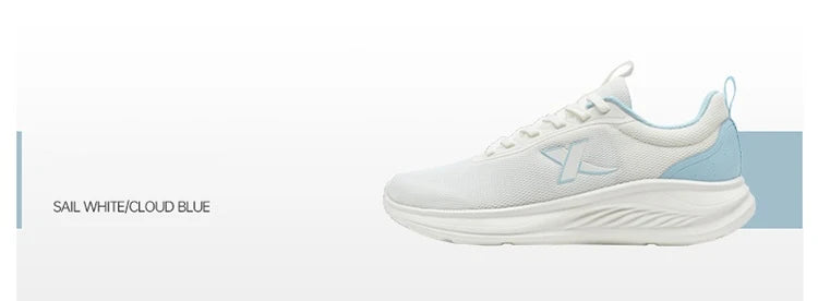 Xtep Women's Running Shoes 2025 Summer New Durability Lightweight Casual Shock-absorbing Breathable Mesh Sneakers 875418110054