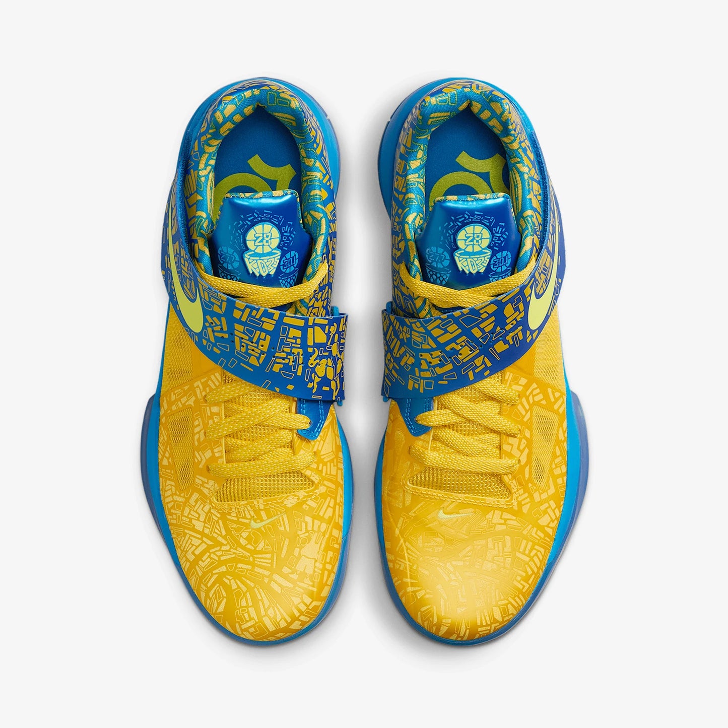Nike genuine KD 4 Men's Lightweight Retro Low-top Basketball Shoes FZ5916-400