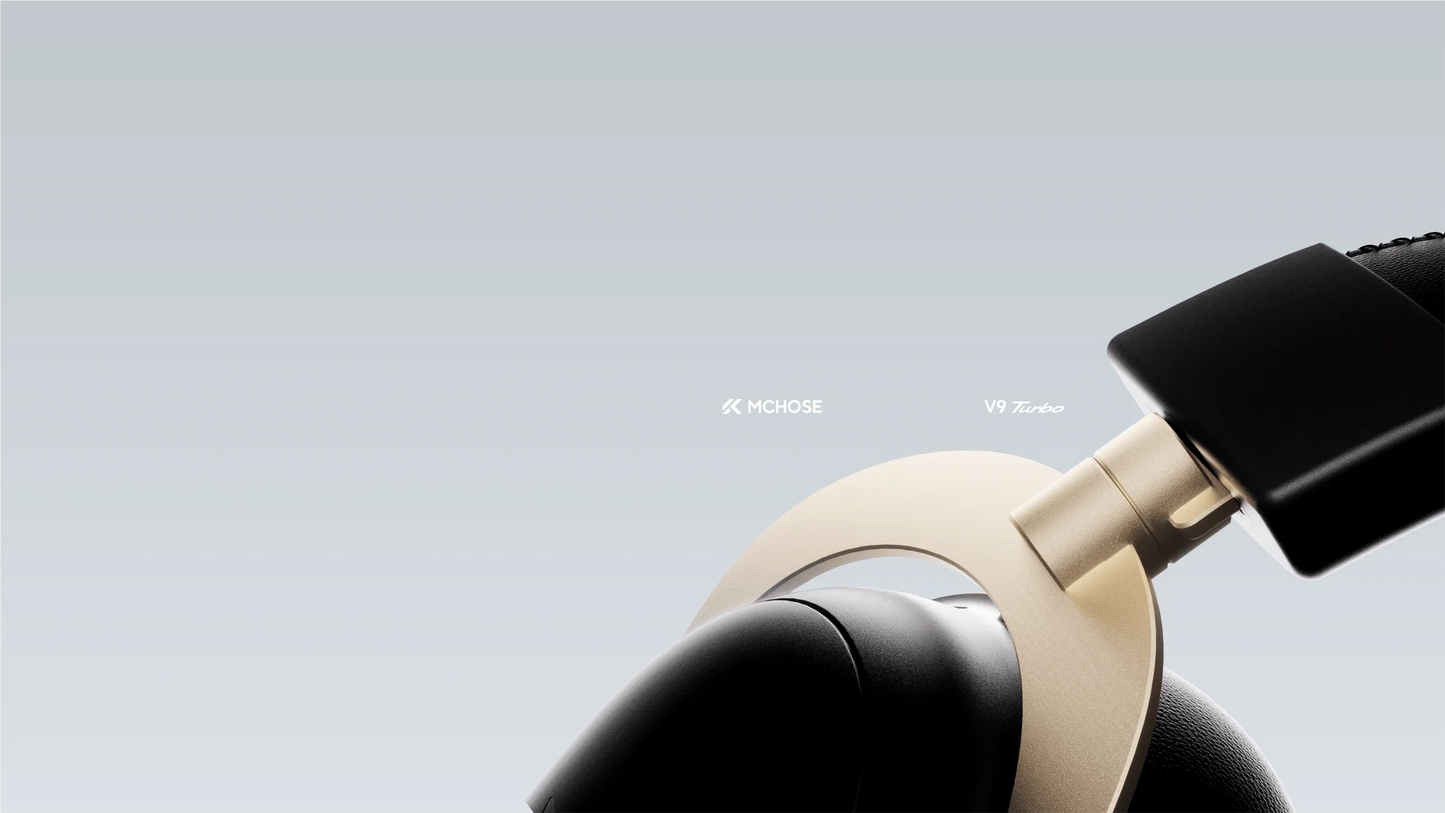 MCHOSE V9 Turbo + Wireless Gaming Headset 60mm 7.1 Surround Sound Professional Esports Headphones With RGB Charging Base