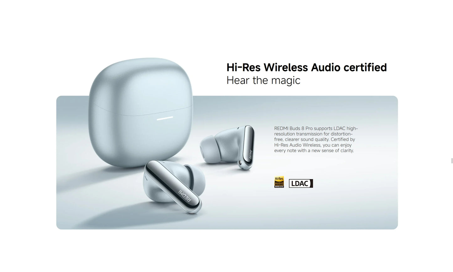 New Xiaomi Redmi Buds 8 Pro Global Version TWS Earphone Buletooth 5.4 AI Clear Call 3 MIC 55dB Active Noise Cancellation Earbuds