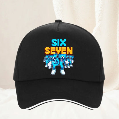 Meme 67 Six Seven 6 7 Talianska bejzbalová čiapka Brainrot pre mužov, trucker čiapka, jarná, ležérna, outdoorová, do posilňovne, slnečná clona, snapback čiapka