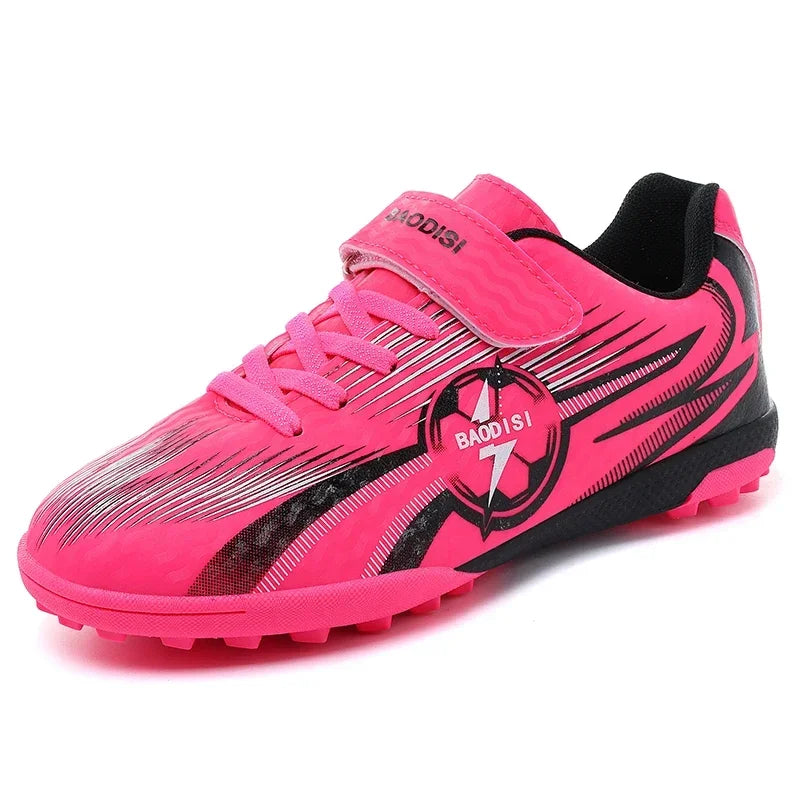 Chaussures de football originales à crampons pour cheville, nouvelles chaussures de football pour enfants, chaussures de futsal, baskets rapides pour intérieur, chaussures de sport pour terrain de société, chaussures de f