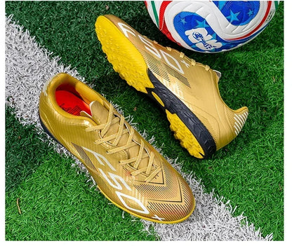 Nouvelles chaussures de football pour hommes, chaussures d'entraînement, chaussures de sport pour terrain gazonné, chaussures de football pour activités de plein air, baskets antidérapantes, chaussures professionnelles po