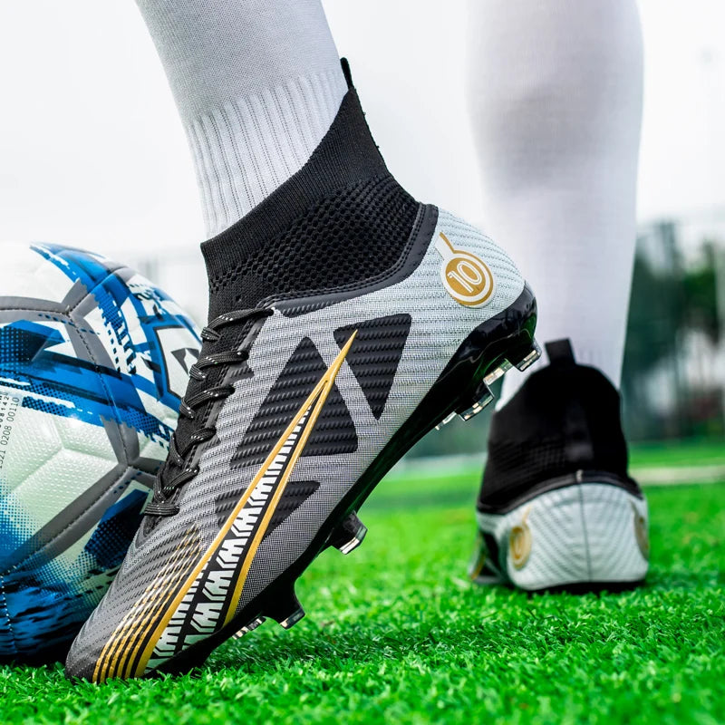 Chaussures de football pour hommes, chaussures de football professionnelles originales, résistantes, respirantes, de haute qualité, antidérapantes