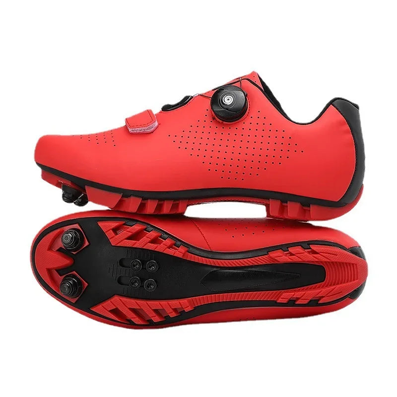 Unisex Road And Mountain Bike Lock Shoes Outdoor Pedal Assisted Bicycle Riding Shoes Cross-Border New Model Sports Entertainment
