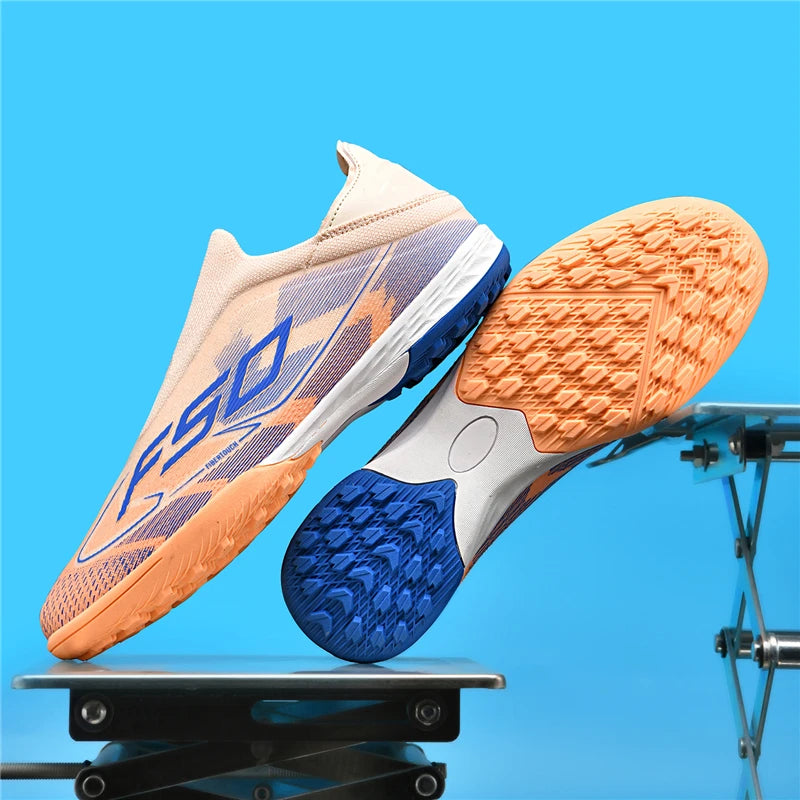 Nouvelles chaussures de football pour hommes, crampons de football sur gazon, chaussures de football pour adultes, crampons de futsal, crampons de sport confortables, antidérapants, ultra-légers, pour entraînement en s