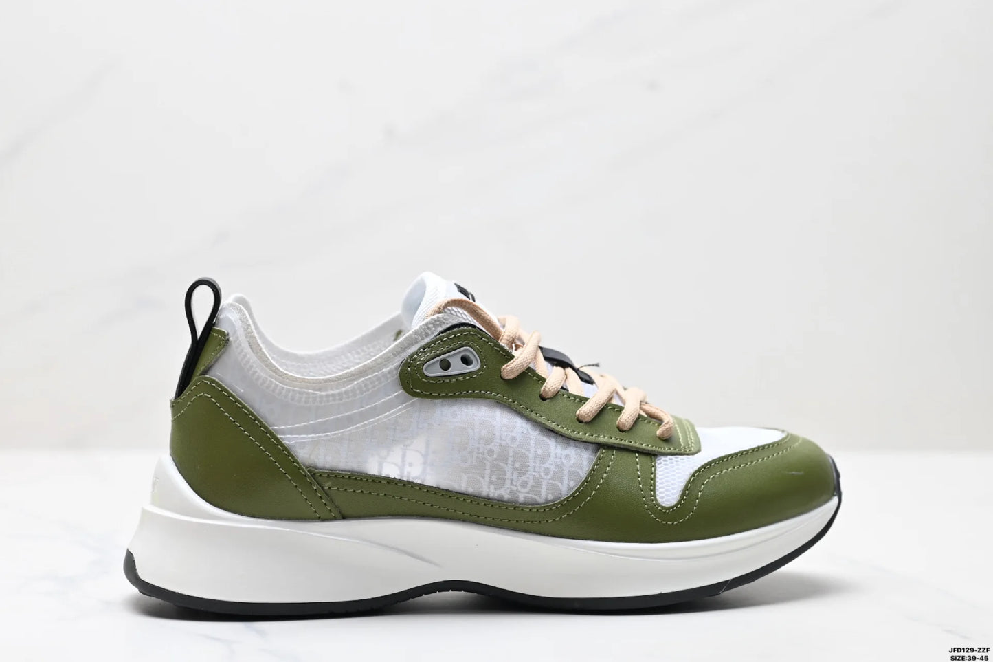 Low-Top Casual Men's Sneakers Fashionable Sport Shoes Comfortable Walking Shoes Men's Footwear Breathable Leather Upper