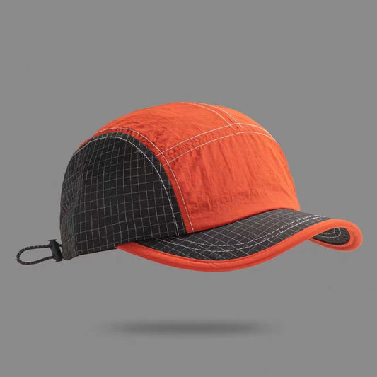 1Pcs【Multi-Color Patchwork】Color-Blocking Design Baseball Cap, Adjustable Size Outdoor Sports Sun Hat, Unisex Fashion Casual Hat