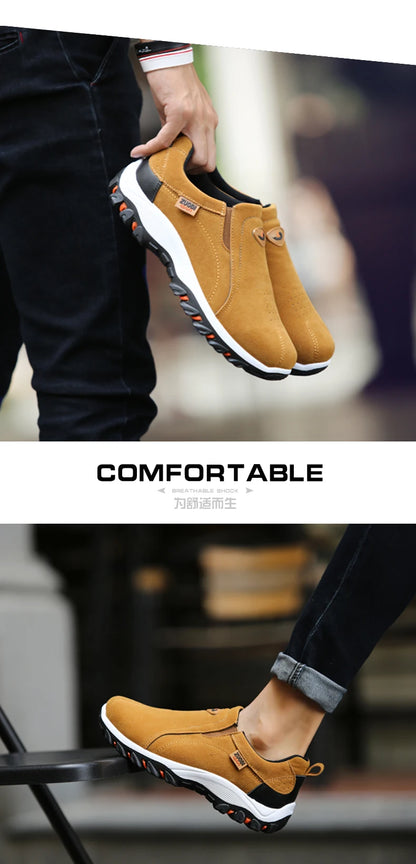 Men's Fashionable Casual Sports Shoes, Outdoor Walking and Hiking Shoes, Loafers, Comfortable Shoes, Lightweight, Plus Size38-50