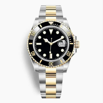 New High Quality Luxury Premium Men's Watch with and Mechanical Winding Strap 904L Stainless Steel Black Blue Waterproof