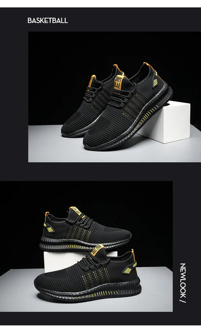 Fashion Sneakers Lightweight Men Casual Shoes Breathable Male Footwear Lace Up Walking Shoe Mens Casual Summer Shoes