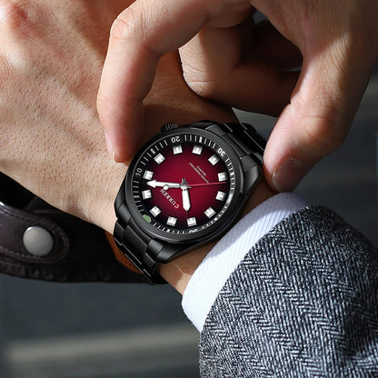 CURREN Fashion Men Watch Top Brand Luxury Waterproof Sport Mens Watches Stainless steel Automatic Date Military Wristwatch
