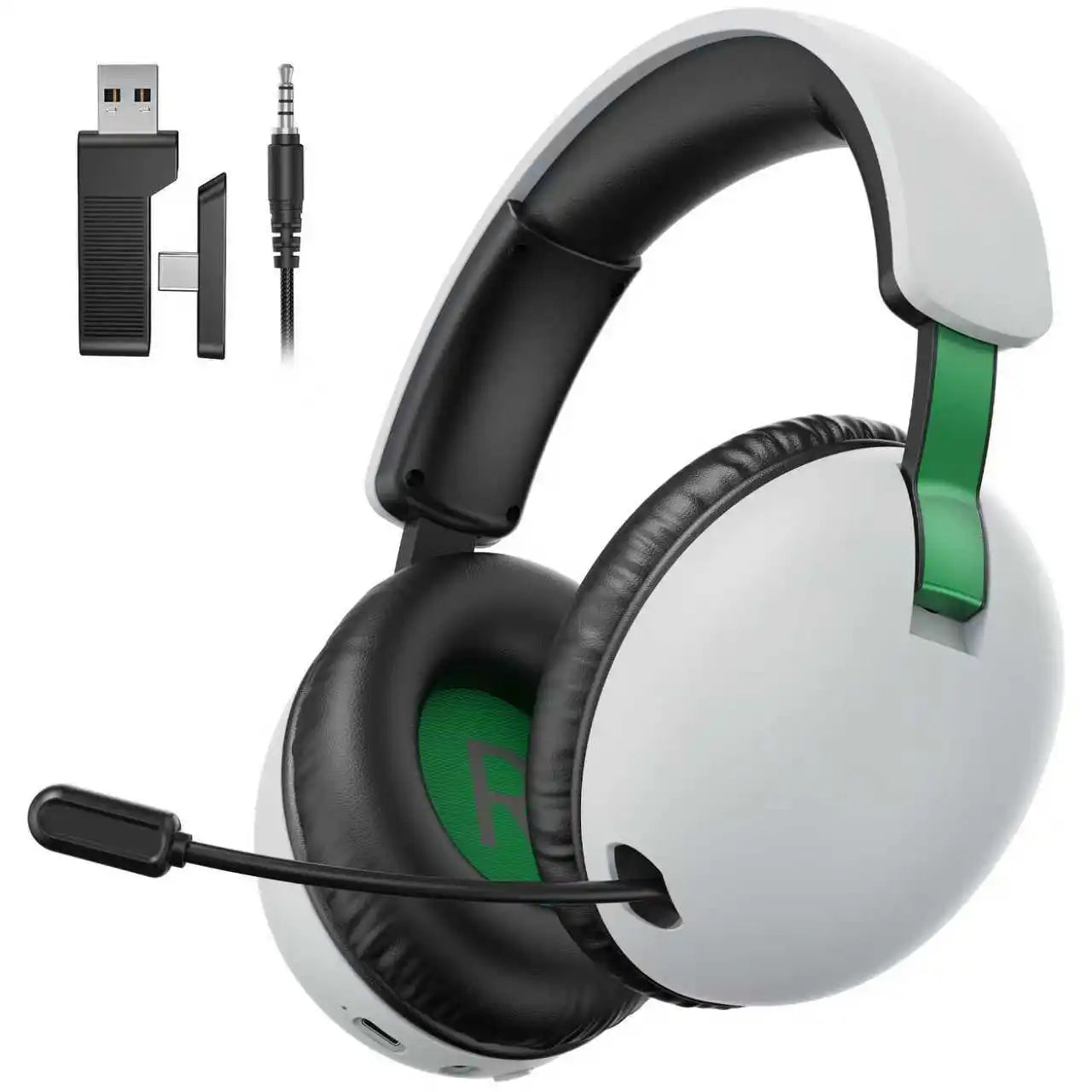 Acinaci BL500 Gaming Headset 2.4G with Noise-Canceling Mic 30-Hour Life,for PC PS4 PS5