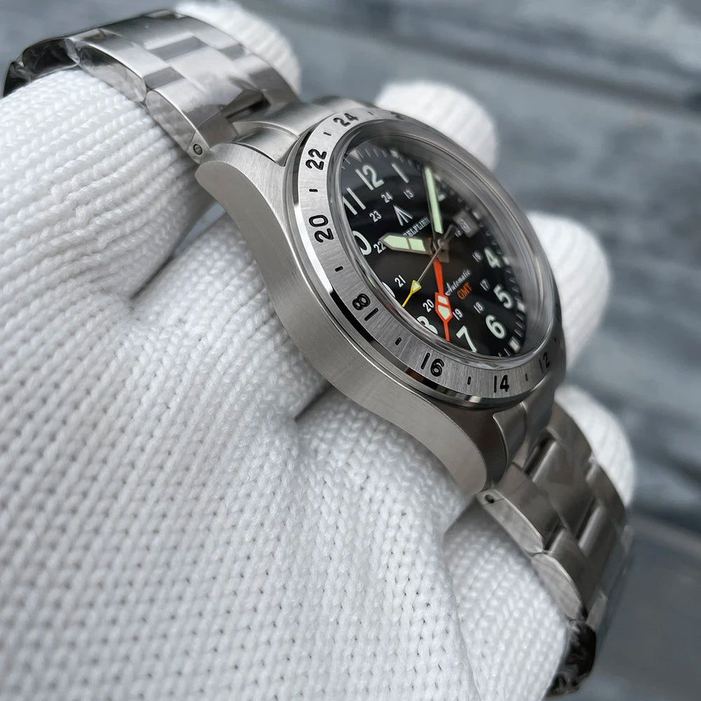 STEELFLIER Official SF792 GMT Mechanical Dive Watches Super Luminous NH34 Movement 20Bar Waterproof Luxury Stainless Steel Watch