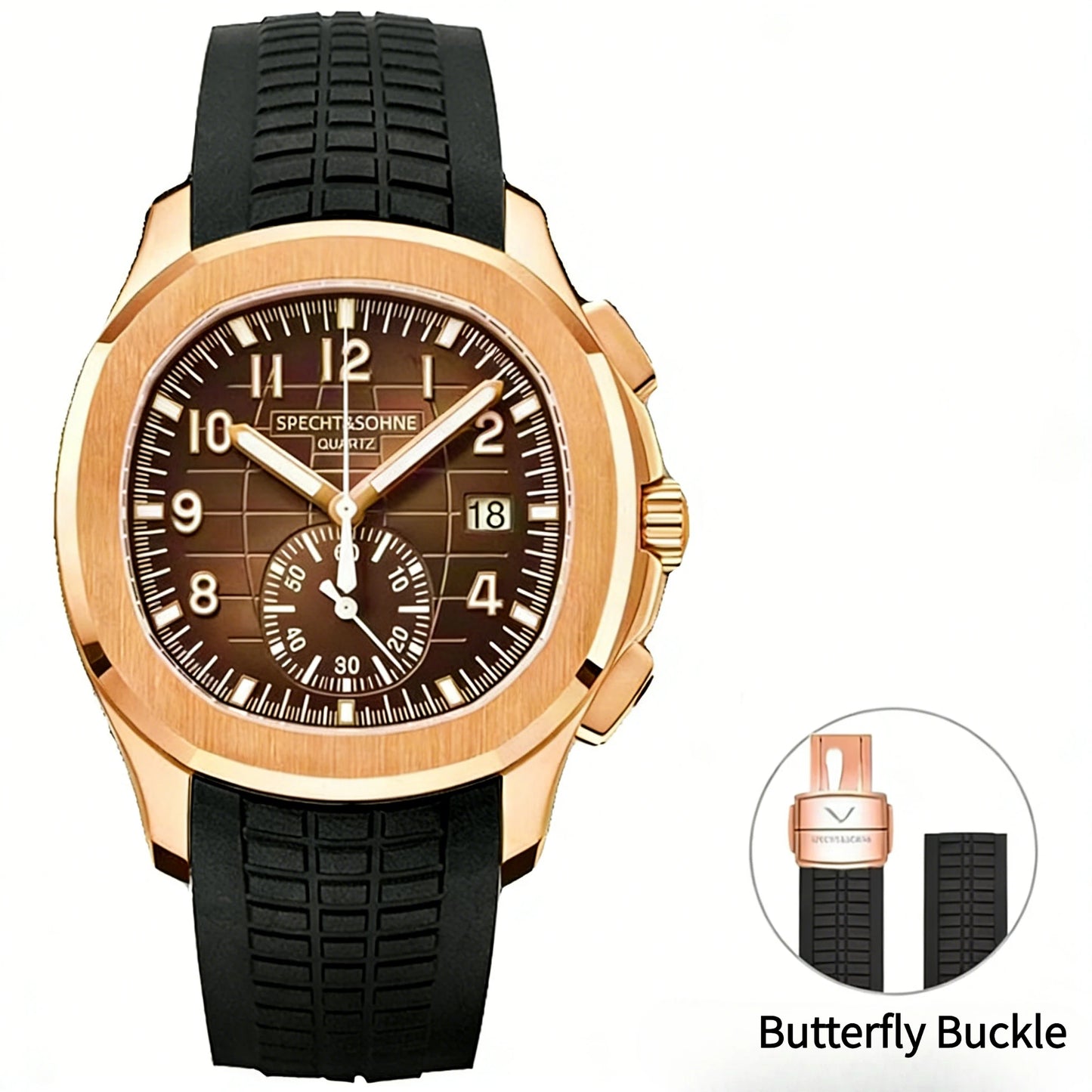 2026 High Quality Men's Watches Luxury Brand Japan VD53 Chronograph Sports Classic 5167 Quartz Watch Stainless Steel Waterproof
