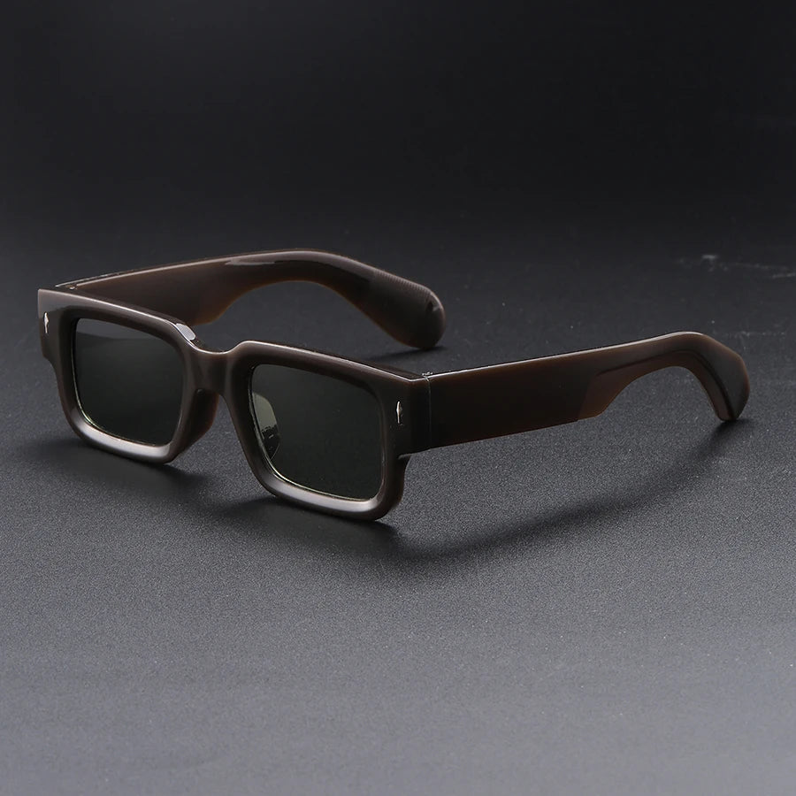 1pc Unisex Casual Simple Style Square Plastic Frame Fashion Glasses Suitable For Daily Life Outdoor Street-Photography Vacation