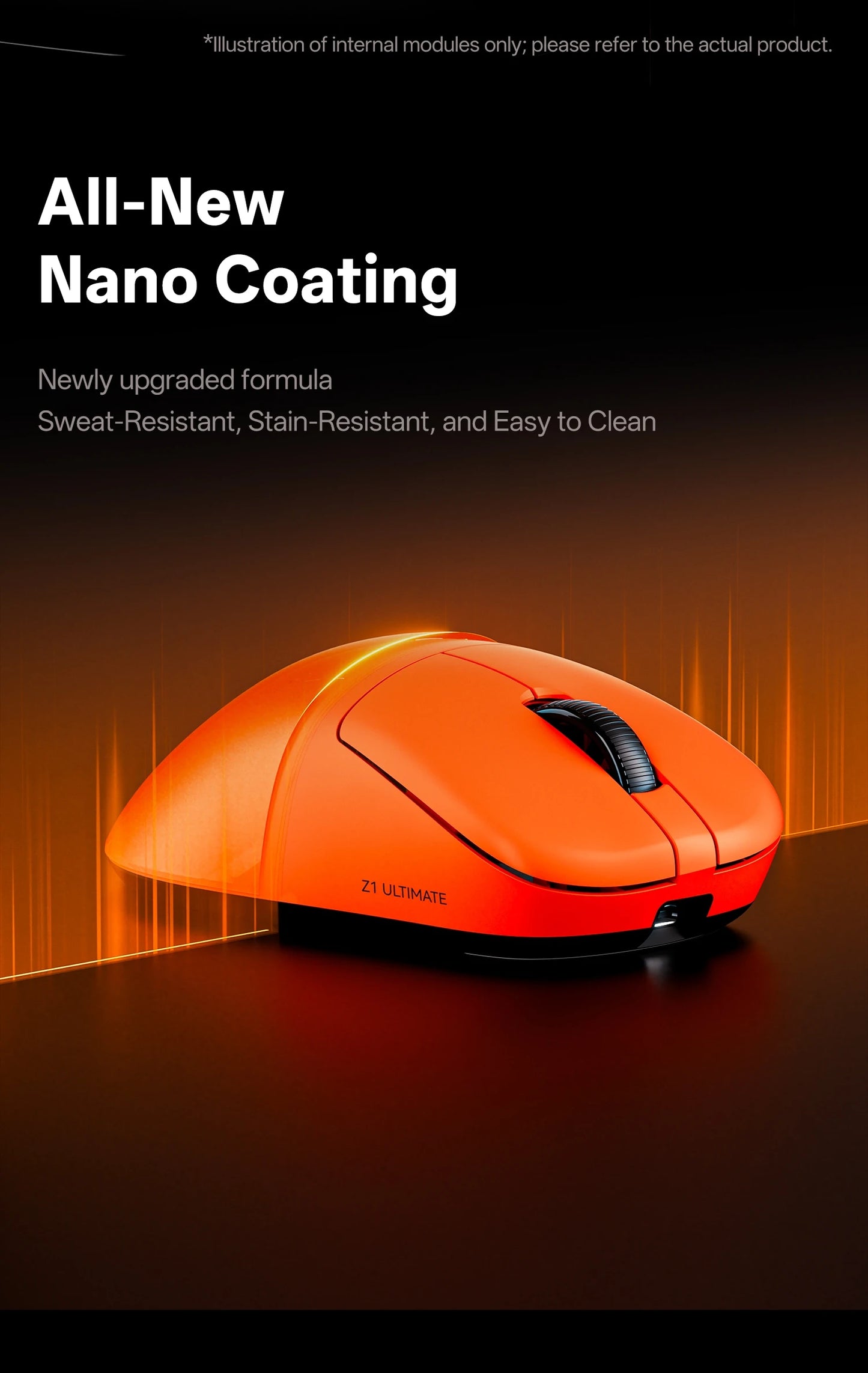 ATK Blazing Sky Z1 Series Wireless Mouse 8K Dual Mode PAW3950 Ultra Gaming Mouse Lightweight Low Delay E-sports