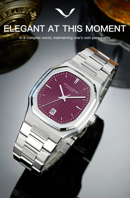 New Arrivals Specht&Sohne Watch 37MM Automatic Watches For Men Japan 8215 Movt Sapphire Crystal Stainless Steel 50M Waterproof