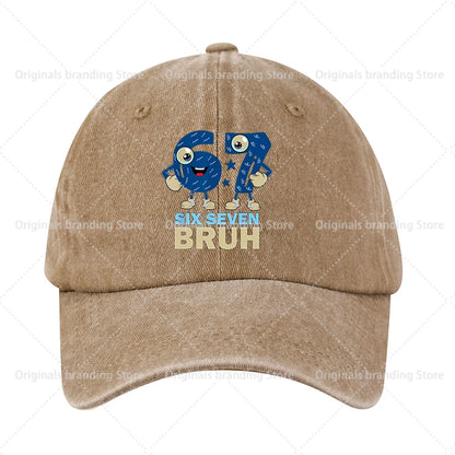 Compre um boné de basebol A Brainrot 67 para crianças, homem e mulher, chapéu de sol, novo, para adultos, desporto ao ar livre, chapéu de sol retro, acessório para a cabeça, presente, vendas em alta