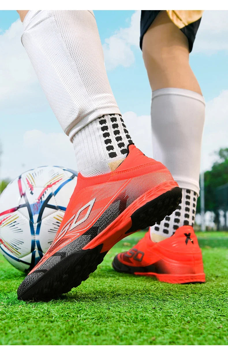 Men New Indoor TF Football Boots High Quality Training Original Male Breathable Non Slip Soccer Shoes Turf Futsal Football Shoes
