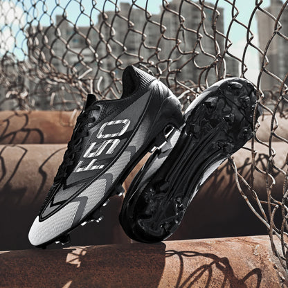 Chaussures de football pour hommes, crampons AG FG pour terrains durs, amortissement des chocs, confort, résistance à l'usure, idéales pour les matchs sur gazon naturel.