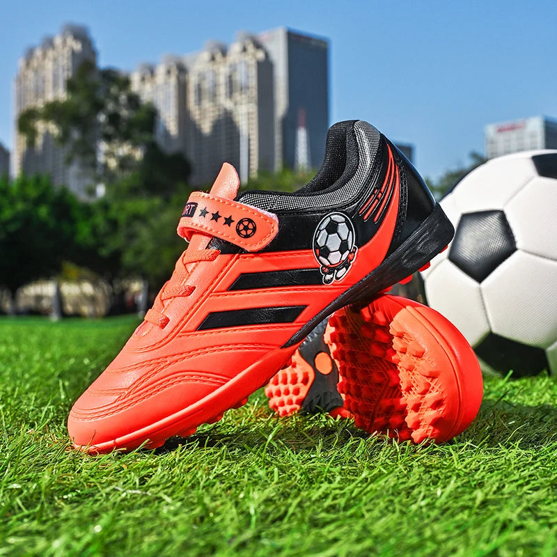 Chaussures de football pour enfants, garçons et filles, crampons de football à tige basse, baskets d'entraînement en plein air pour enfants, bottes de football tendance pour étudiants
