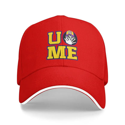 Yellow Wrestling Cena John White Custom Baseball Caps For Mens Unisex Male Beach Sunscreen Hat Snapback Cap