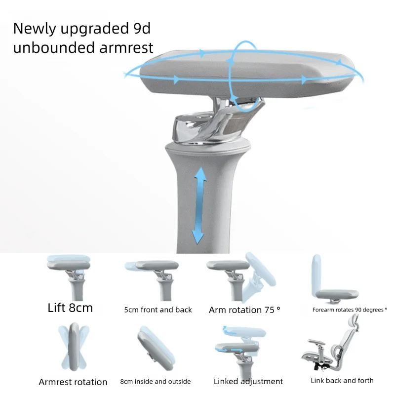 Ergonomic Office Chair Reclining with Footrest High Back Computer Desk Chair with Lumbar Support for Home Office Gaming