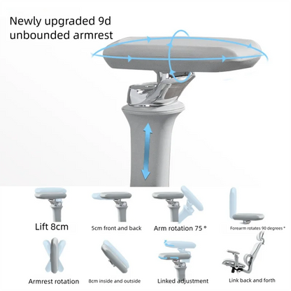 Ergonomic Office Chair Reclining with Footrest High Back Computer Desk Chair with Lumbar Support for Home Office Gaming