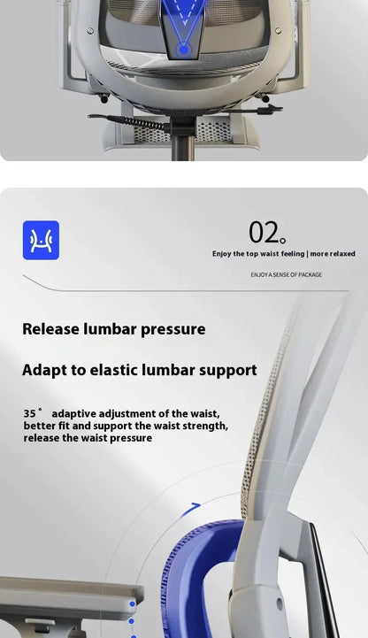 Gaming Chair Office Desk Ergonomic Computer Adjustable Armrests 3D Headrest Chair Lift Chair Back Can Tilt Back with Foot Pedals