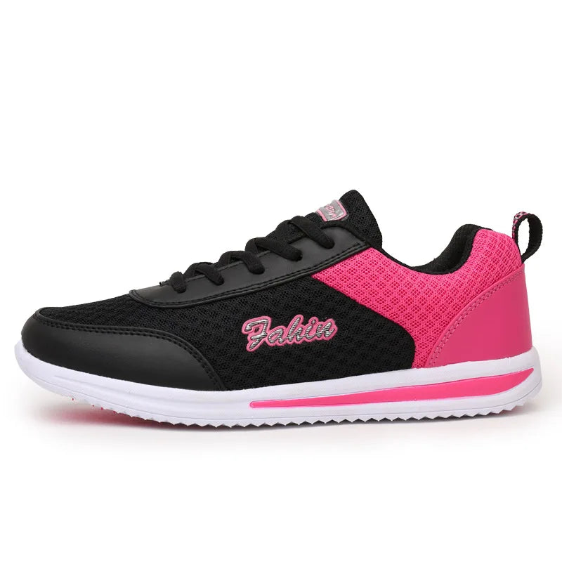 Women's Sneakers 2025 New Fashion Flat Women's Shoes Vulcanized Casual Sneaker Woman Lace Up Women Sneakers Tenis Feminino