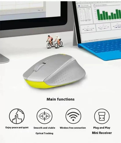 Logitech M330 Professional Office Mouse is compact, quiet, convenient to carry, comfortable to touch, and specifically designed1