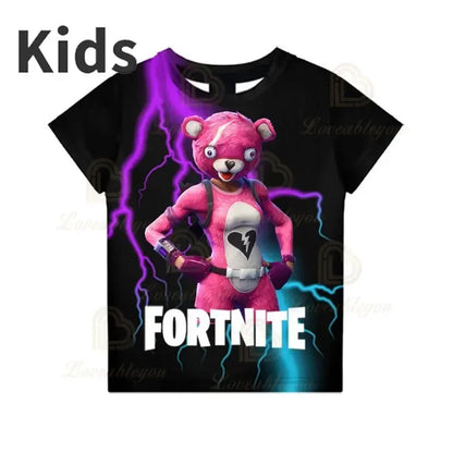 T-shirt 3D Red Jade Fortnite Anime Battle Royale per uomo, donna e bambini - T-shirt Pelly, regalo di compleanno per ragazze e ragazzi