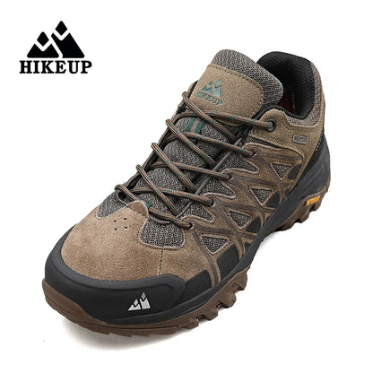 HIKEUP Scarpe outdoor da uomo per escursionismo, sport e tempo libero, scarponcini da trekking in montagna e campeggio, sneaker antiscivolo e resistenti all’usura