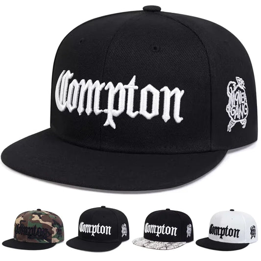 Unisex Compton Embroidery Hip-hop Hats Spring And Autumn Outdoor Adjustable Sports Casual Baseball Caps Sunscreen Hat