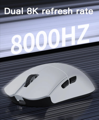 Motospeed Darmoshark M3 V2 Double 8K Gaming Mouse Bluetooth Wireless 26K DPI PAW3395 Sensor Macro Game Mouse For Laptop PC