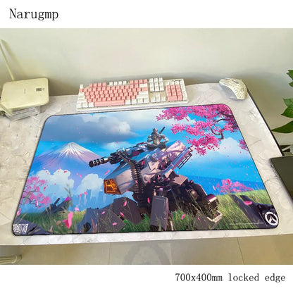 overwatch mouse pad 700x400x3mm gaming mousepad anime Personality office notbook desk mat Boy Gift padmouse games pc gamer mats