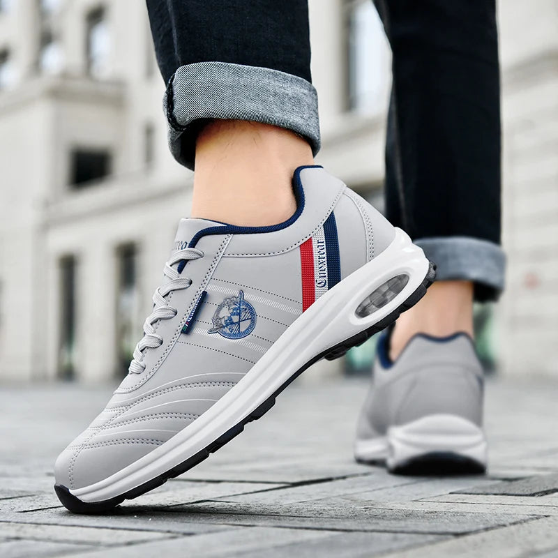 Chaussures de sport pour hommes grande taille respirant confortable résistant à l'usure Snekaers semelle souple chaussures de course plates décontractées pour homme