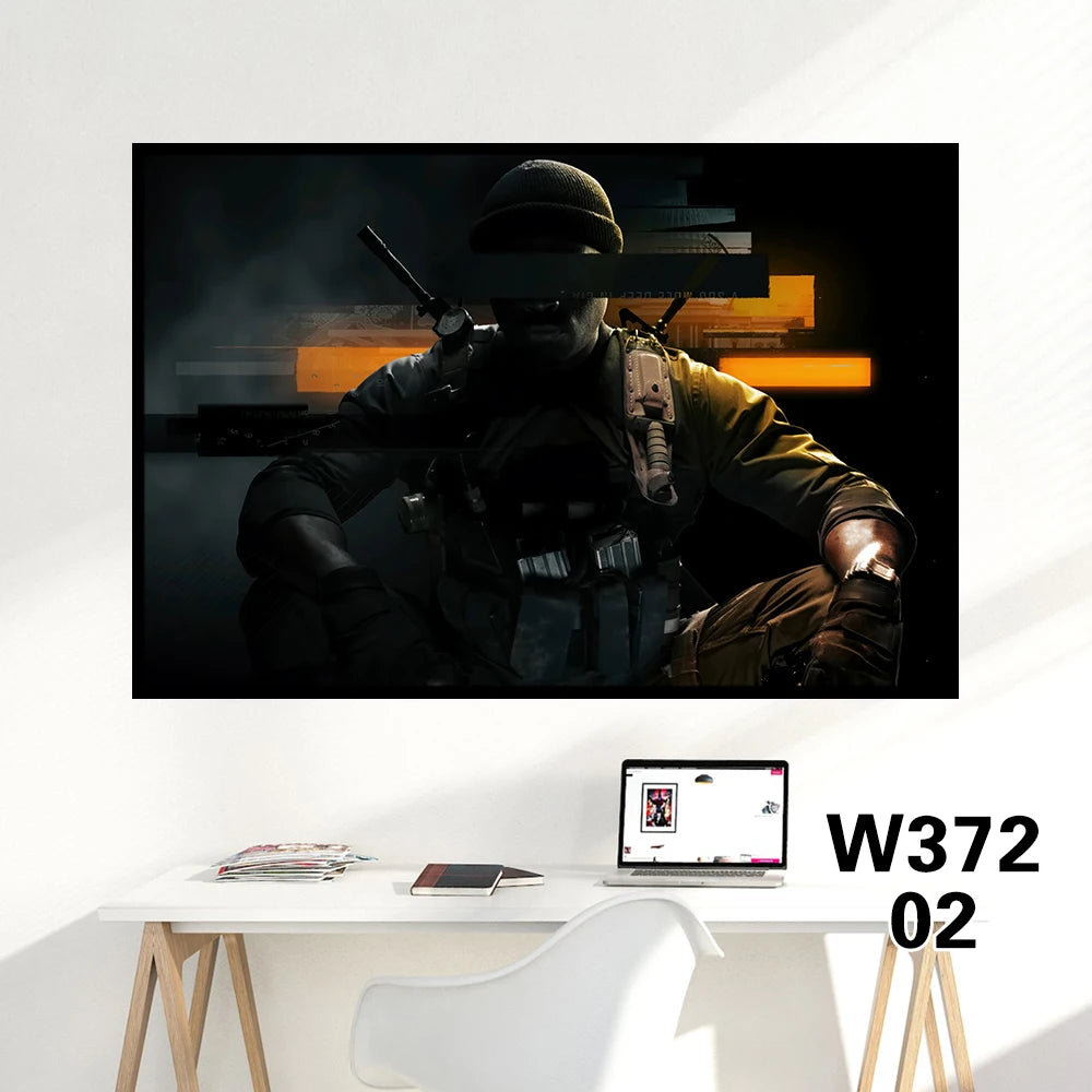 《Call of Duty: Black Ops 6》PS GAME Canvas Poster Call of Duty 21 HD large wall art decorative painting Home bedroom Decor gift