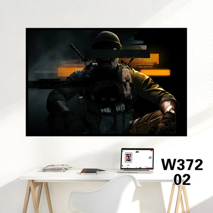 《Call of Duty: Black Ops 6》PS GAME Canvas Poster Call of Duty 21 HD large wall art decorative painting Home bedroom Decor gift