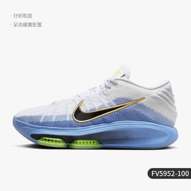 Nike genuine new men's cushioned and breathable sports basketball shoes FV5952-100